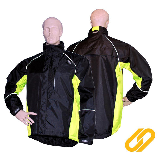 Stein Evolution Rain / Waterproof Jacket - Black & Yellow