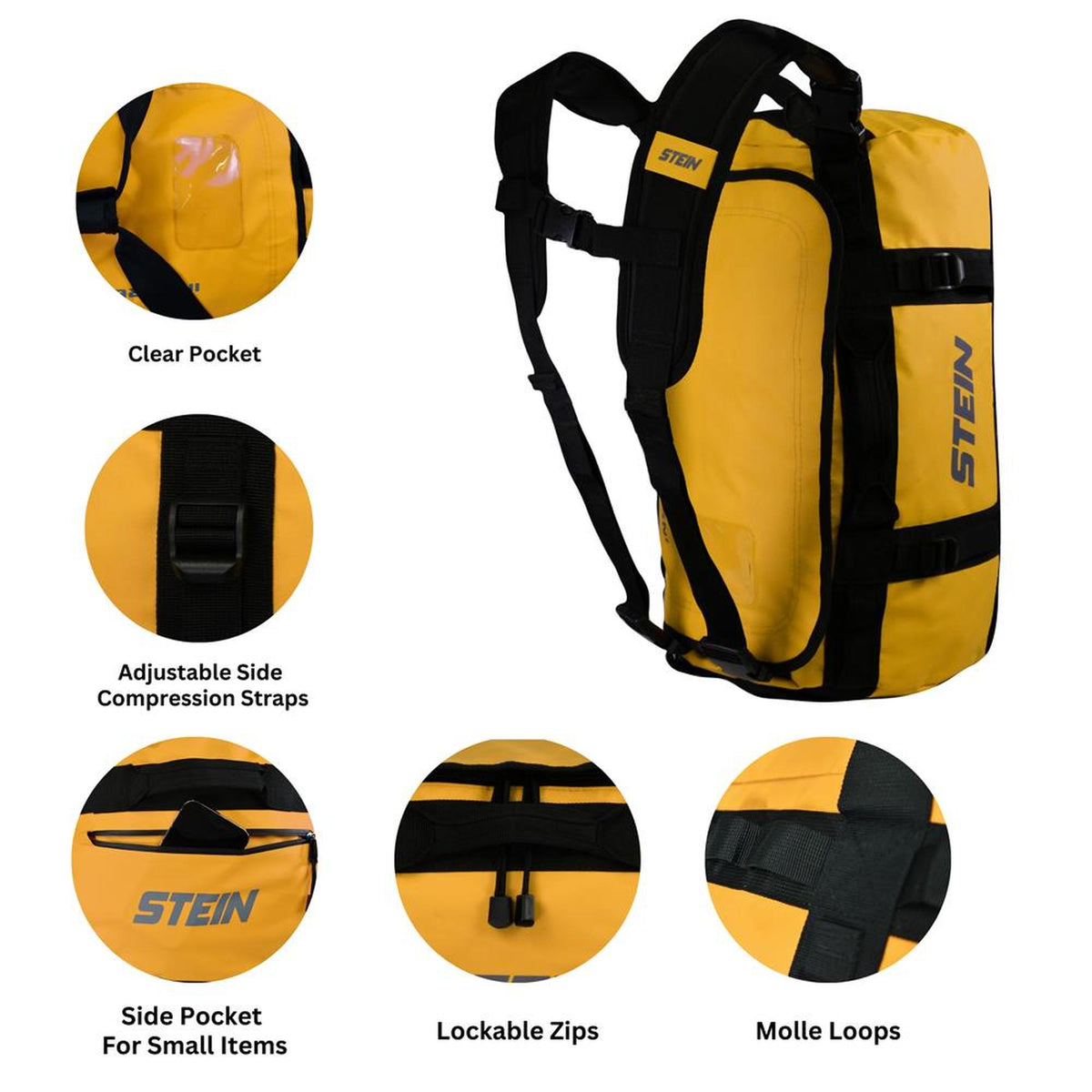 Stein METRO Kit Storage Bag - 40 Litre - Yellow (New with slight scuffs)