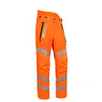 Stein Sentinel Rail Type C Chainsaw Trousers - Long Leg - Hi-Viz Orange