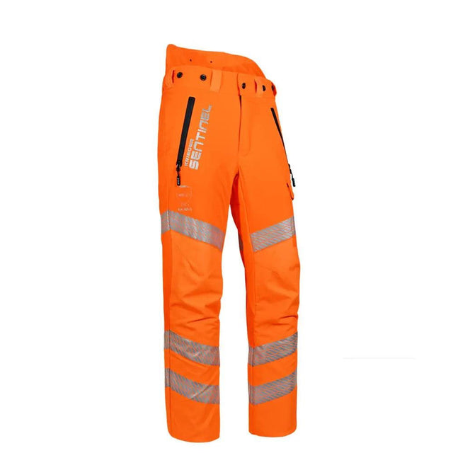Stein Sentinel Rail Type C Chainsaw Trousers - Long Leg - Hi-Viz Orange