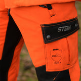 Stein Sentinel Type A Chainsaw Trousers - Long Leg - Orange