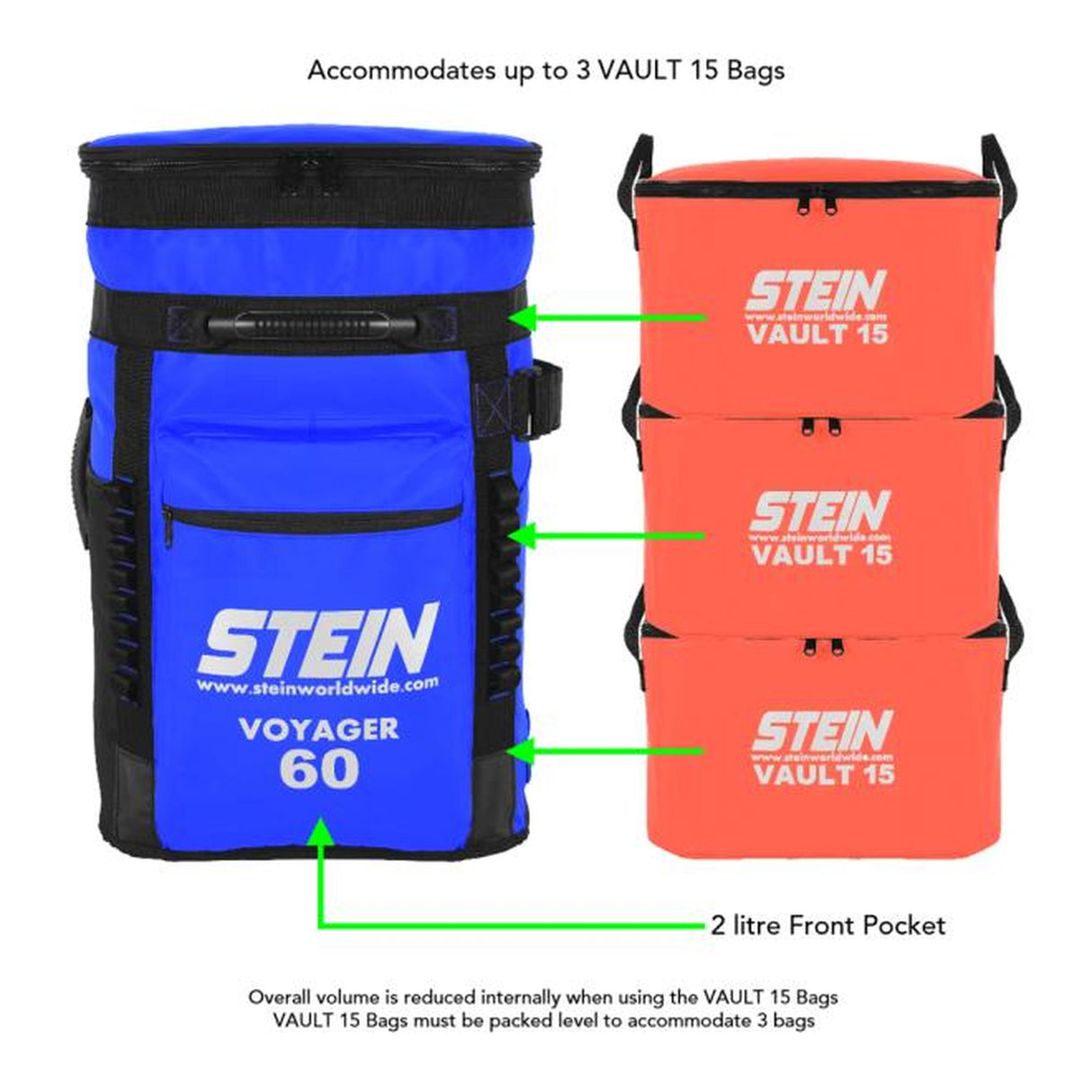 Stein Vault 15 Storage Bag - 15 Litre - Orange (slight scuffs from photoshoot)