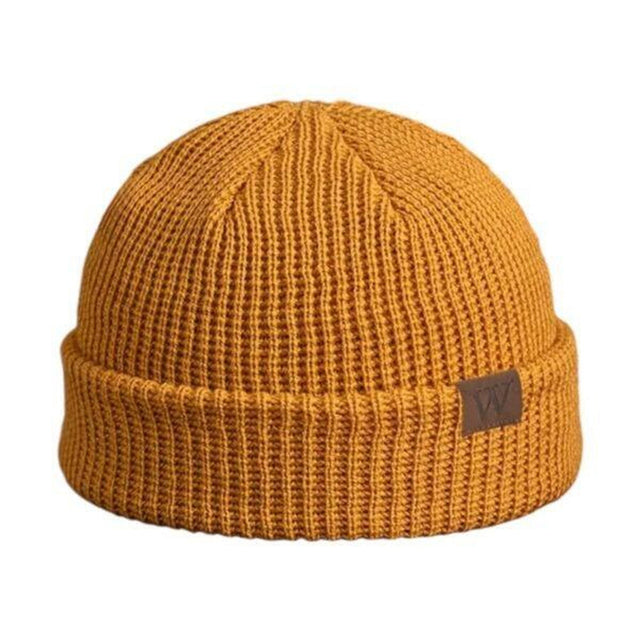 Wanderer Knitted Beanie - Mustard