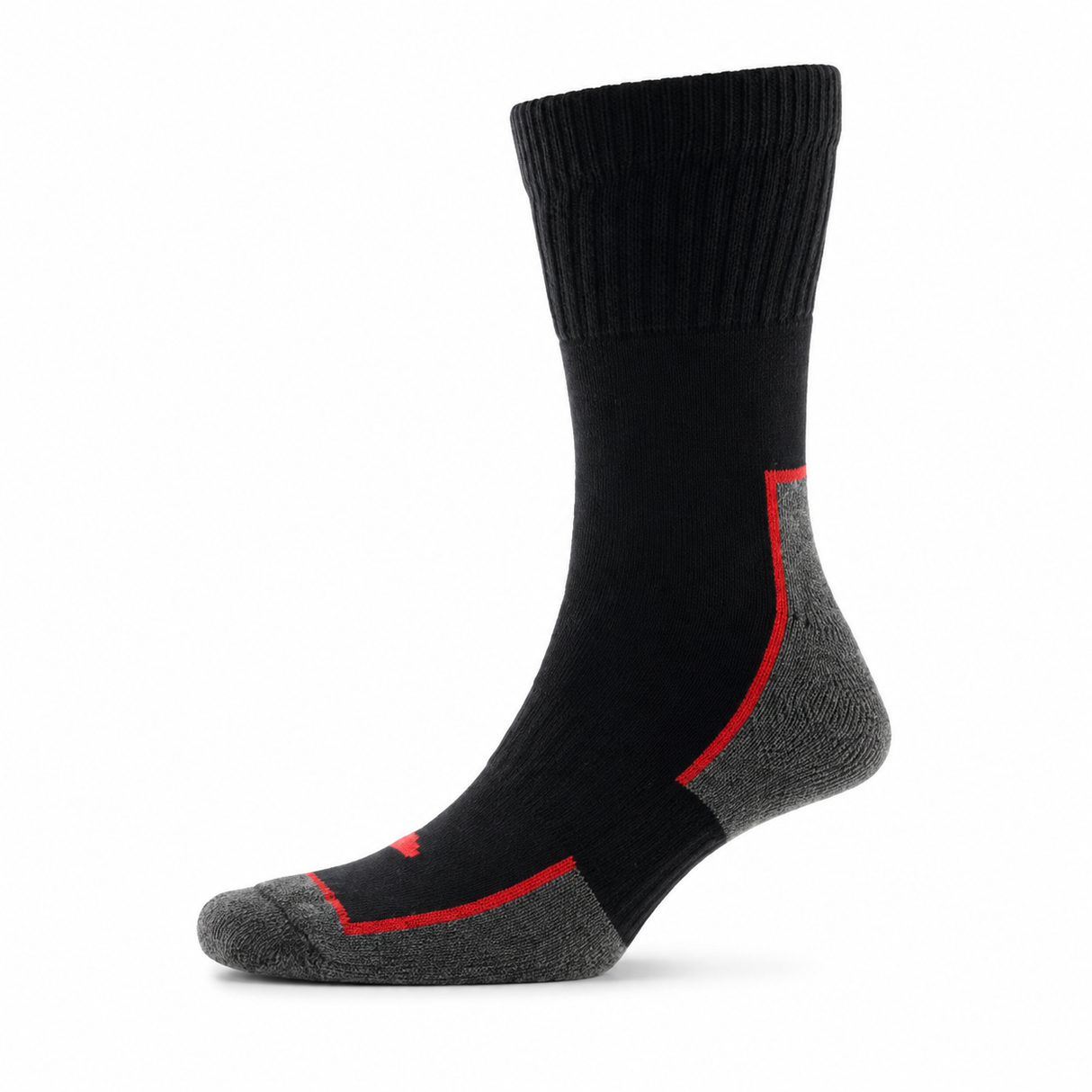 HJ Hall Comfort Top Work Boot Black Socks - Size 6-11 (1 pair)