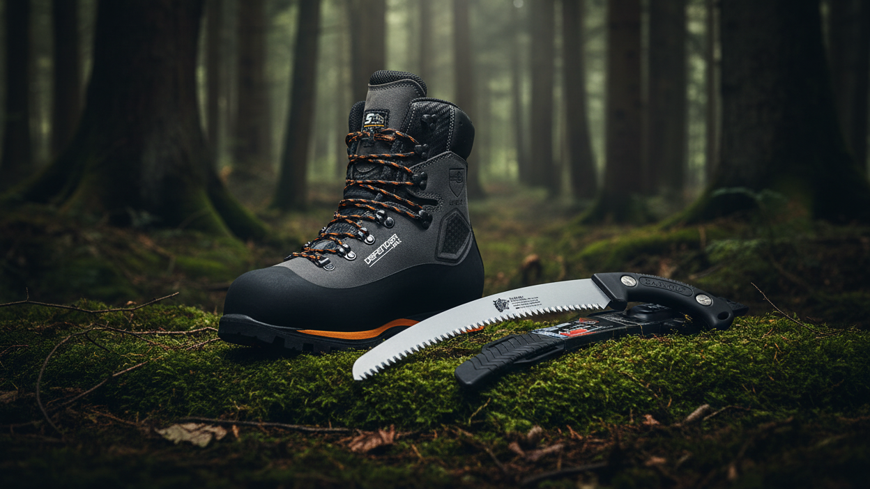 Chainsaw Boots x Barnel Saw Banner