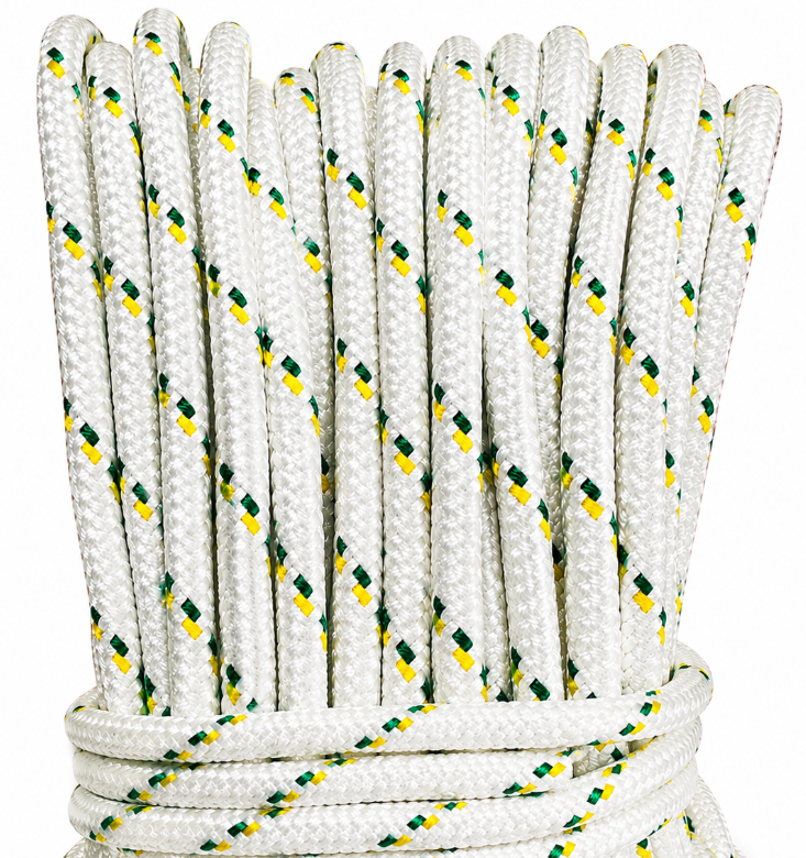 Portable Winch 10mm Double Braid Rigging Rope – 50m